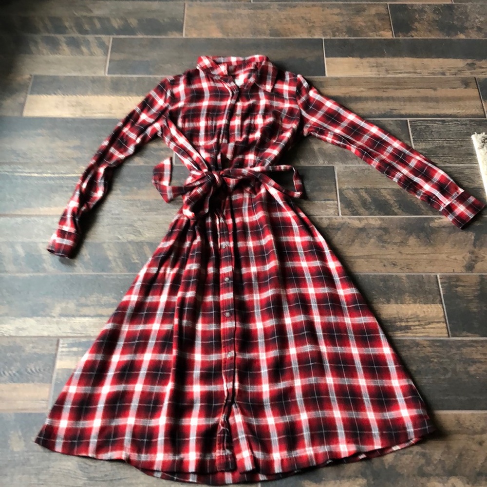Soft flannel dress
